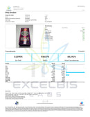 Certificate of Analysis - Holy Smokes Cart - Sample 25604 - Excelbis Labs