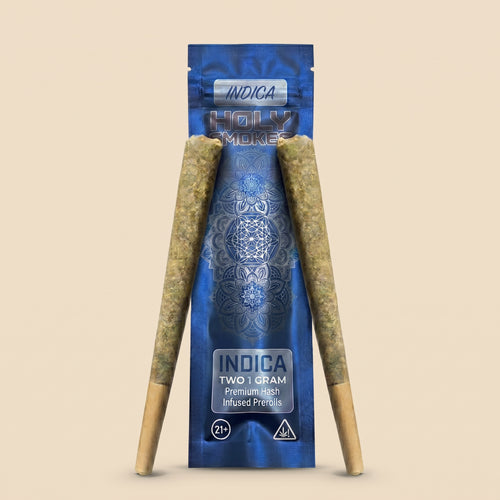 Holy Smokes Indica - Premium Hemp Infused Pre-Rolls