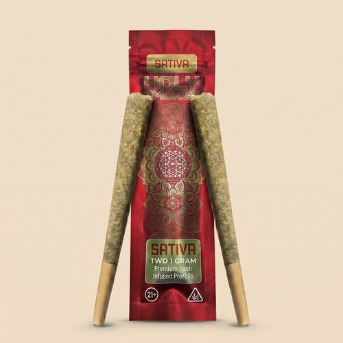 Holy Smokes Sativa - Premium Hemp Infused Pre-Rolls