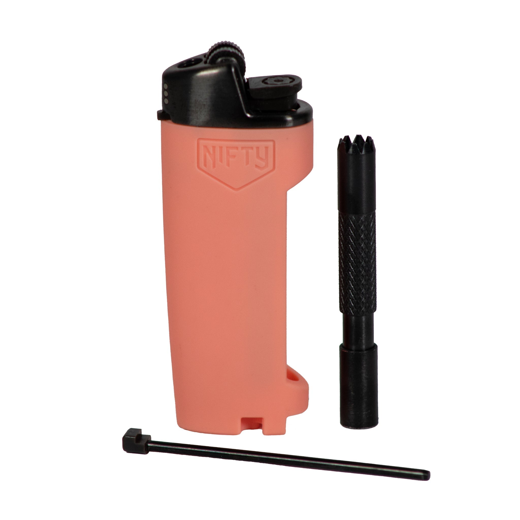 Nifty Hit Coral lighter parts out